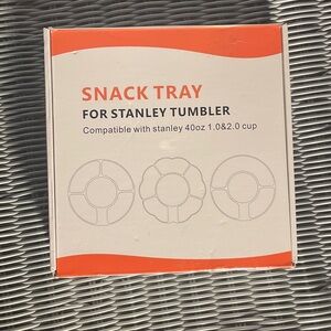 Stanley Snack Tray - Orange and White